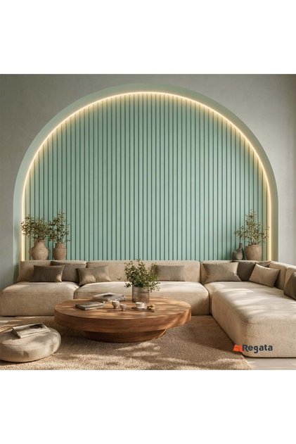 Regata Soft Touch Su yeşili LB 3783 Dekoratif Lambiri Duvar Paneli