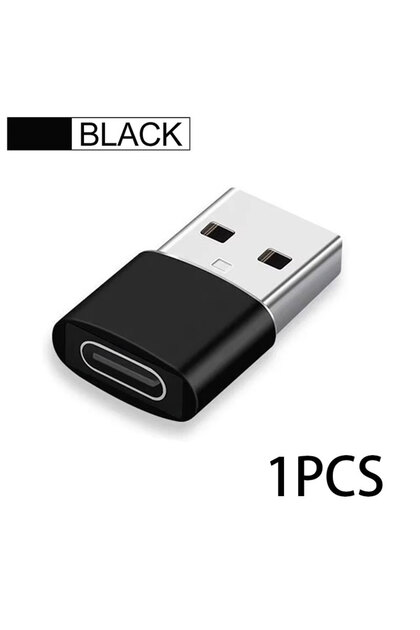 B1 USB Male To USB C Adapter, USB To Type C Fast Charging/Transfer and OTG Function. Compatible with