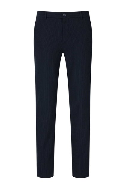 Navy Blue Relaxed Fit Side Pocket Jogger Trousers