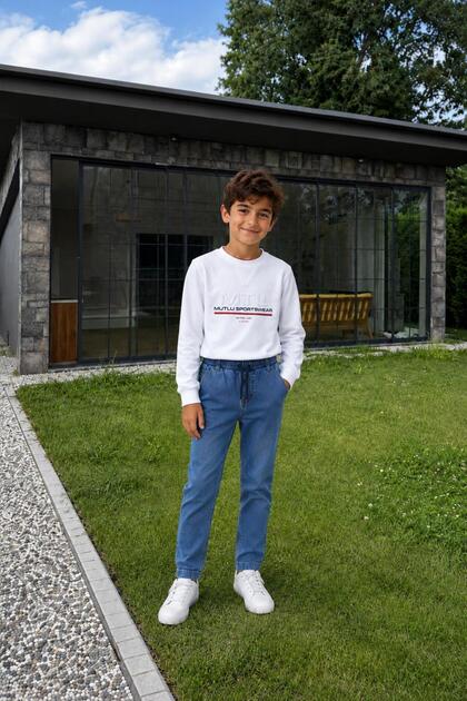 Men's Jeans with Elastic Waist