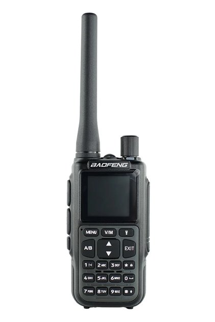ασύρματος πομποδέκτης MINI-5, UHF/VHF, 5W/2W, μαύρος