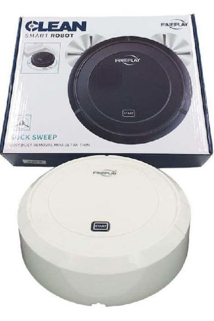 Clean Smart Ρομποτική Σκούπα με Αισθητήρες Πλοήγησης Λευκό