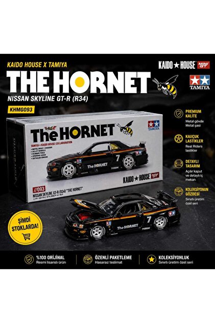 Mini GT Kaido House KHMG093 Nissan Skyline GT-R R34 The Hornet 1