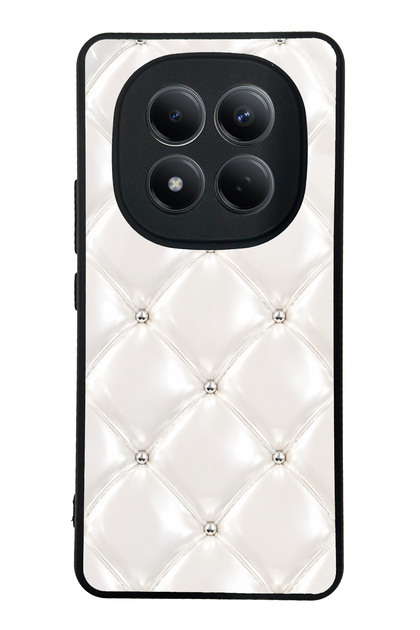 Xiaomi Redmi Note 15 Pro 4g Ivory Diamond Cushion Design Glossy Phone Case