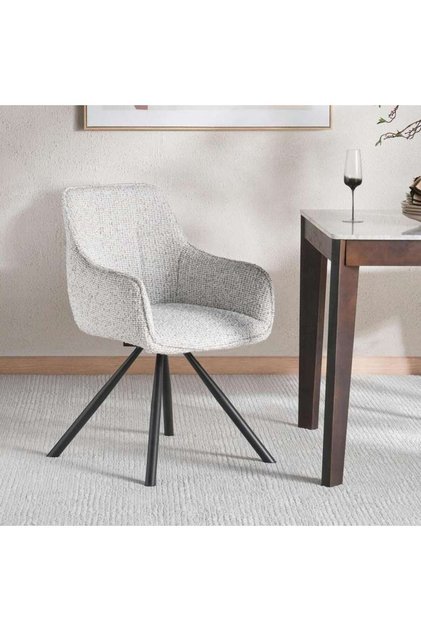 DAZE DINING CHAIR - BEIGE & BLACK