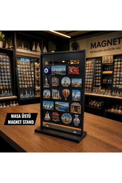 MASA ÜSTÜ MAGNET PANO RENK:SİYAH