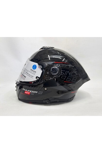 Thunder 4sv R Luminence D1 Şefaf Vizörlü Kask Parlak Renk - Iç Güneş Vizörlü