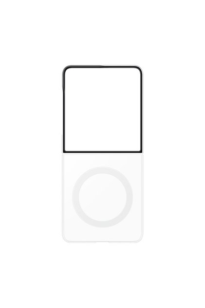 Galaxy Z Flip8 Transparent Magnet Case - Transparent