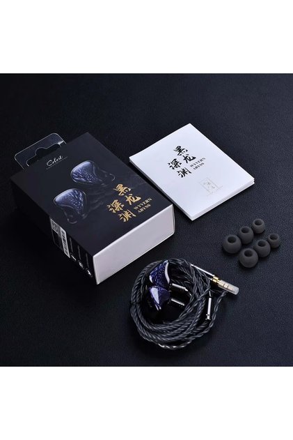 Wyvern Black Kinera Celest Wyvern Black-10mm LCP Diaphragm Dynamic Driver In-Ear Monitors HiFi Earph