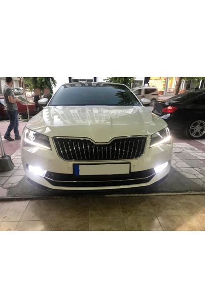 SKODA SUPERB UYUMLU ÖN LİP TAMPON EKİ BODY KİT YUMUŞAK MAT SİYAH KIRILMAZ
