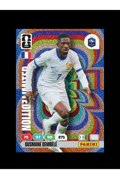 FWC 26 Ousmane Dembele France World Cup Limited Edition Card (Nadir)