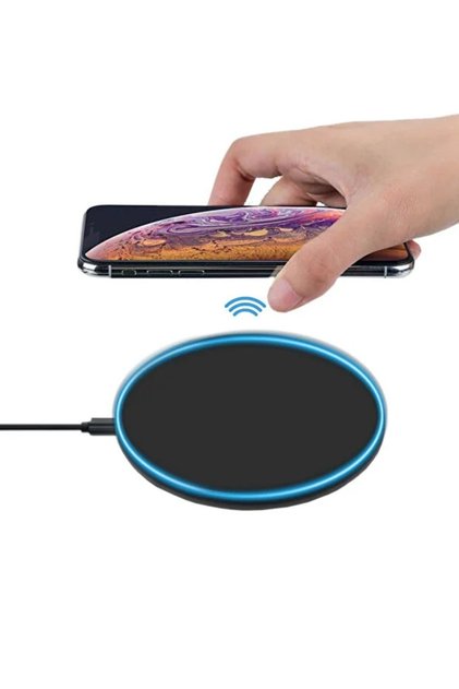 Hızlı Kablosuz Şarj Cihazı - Masaüstü Wireless Charger Pad Standı