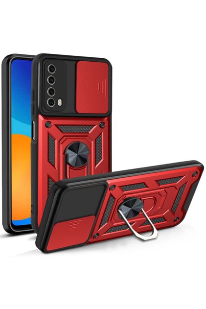 Vivo Y11S/Y20/Y20S Compatible Case with Camera Protection, Sliding Ring, Armor Military Tank Armor