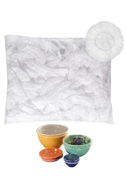 Set 100 x Folie de Protectie Elastica pentru Alimente si Boluri, diametrul 8 - 20 cm