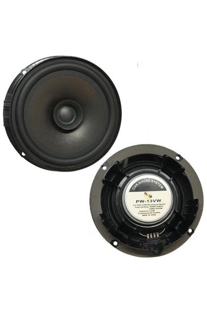 16 cm Araç Hoparlörü Volkswagen Uyumlu 6.5 İnç 2 Yollu 100W Maksimum Güç 25W RMS PW-13VW