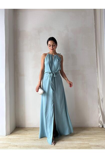 Rochie Maxi LOPEZ 8219 - Verde