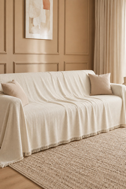 Cotton Non-Slip Anti-Sweat Oversized Sofa Cover Sofa Shawl Sofa Bed Cover 180X300 cm