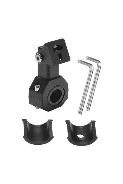 360 ° Kit de prindere cu clemă, rotativ și reglabil, pentru proiector de motocicletă (18-32mm)