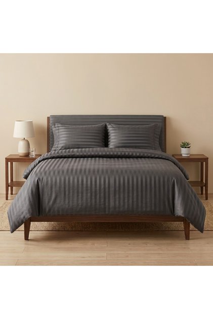Hotel Quality Single Bedspread Set 4Pcs with Duvet Filler