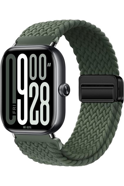 Compatible with Redmi Watch 5 Strap, Elastic Adjustable Braided Replacement Belt for Watch 4 Strap,