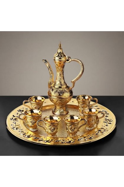 Gold Color 8-Piece Zamzam Set – Stylish Presentation Set