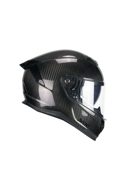 361C Avent Pro Full Carbon Tam Yüz Motosiklet Kaskı - Parlak Karbon