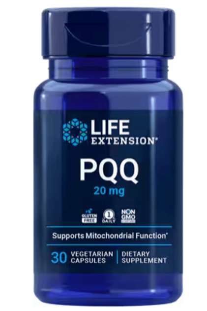 Extension PQQ Caps, Pyrroloquinoline Quinone, 20 milligrams 30 Vegetarian Capsules Usa Menşeii DaphneLabs
