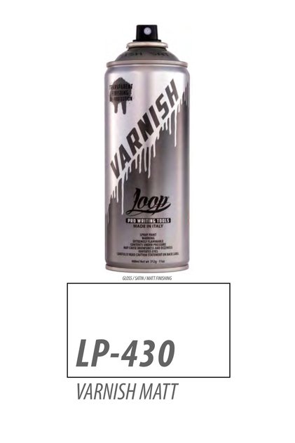 بخاخ دهان لوب كولورز 400 مل - Varnish Matt 430