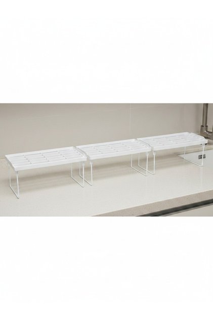 In-Cabinet Space-Saving Organizer Shelf Foldable Kitchen & Refrigerator Organizer 14X30 cm