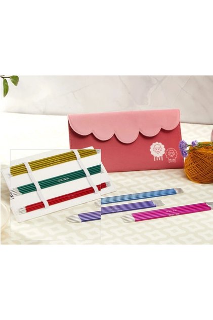 Zing Çift Uçlu Örgü Şişi Seti 20cm