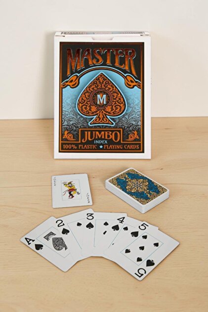 muibazaar Ks Games Master Jumbo Index Plastik Poker, iskambil Oyun