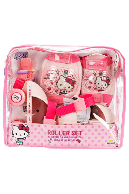 Feyza Oyuncak Hello Kitty Çantalı 4 Tekerlekli Ayarlanabilir Paten
