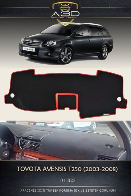For Toyota Avensis T250 (2003-2008) Glove Box Protection Case Towel Cover Carpet Protector Front Accessory