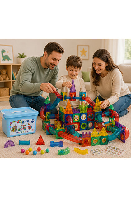 minesさん専用 zenkid Magblock 188 Parça Manyetik Blok Ve Silindirler - Eğitici