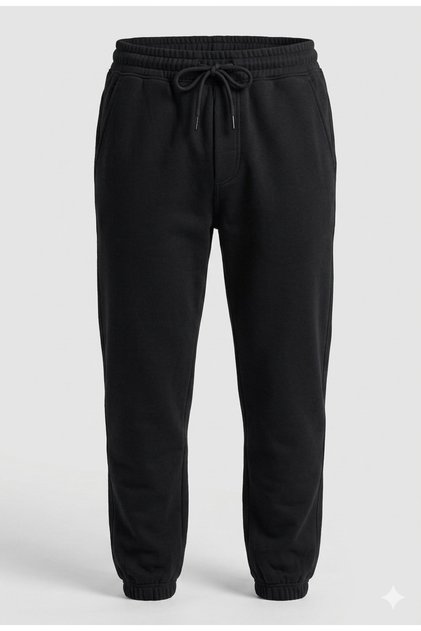 Black Thick Bottom Bijama Bottom Leg with Wrist Tight Useful Side Pocket