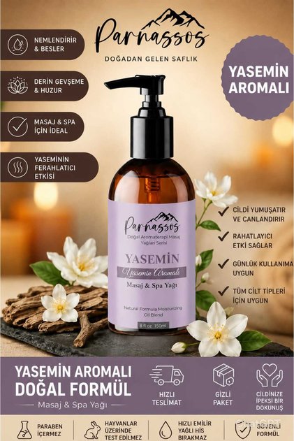 Nemlendirici Yasemin Aromaterapi Masaj Yağı 150 Ml