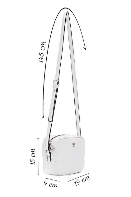 Derimod Kadın Beyaz Mini Çapraz Çanta 26PBD2402FT - Fiyatı, Yorumları