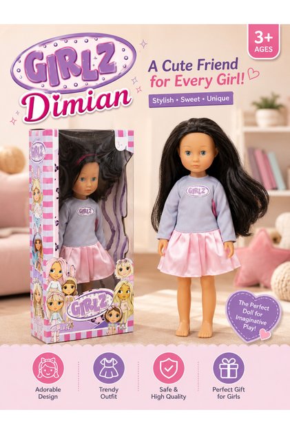 Girlz Fashion Doll 35cm