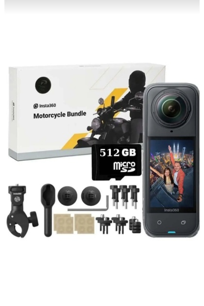 Insta360 Motorcycle Mount Bundle (Yeni Versiyon) / 114 cm