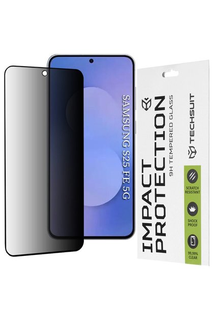 Φιλμ για Samsung Galaxy S25 FE - 111D Προστασίας Ιδιωτικότητας Πλήρους Συγκόλλησης - Μαύρο