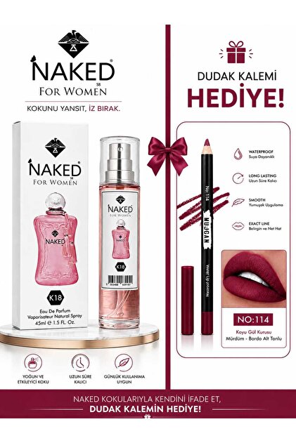 naked K18-Özel Kadın Parfümü 45 Ml - Fiyatı, Yorumları