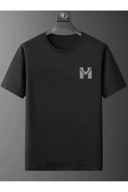 Unisex m Printed Crew Neck Oversize T-Shirt