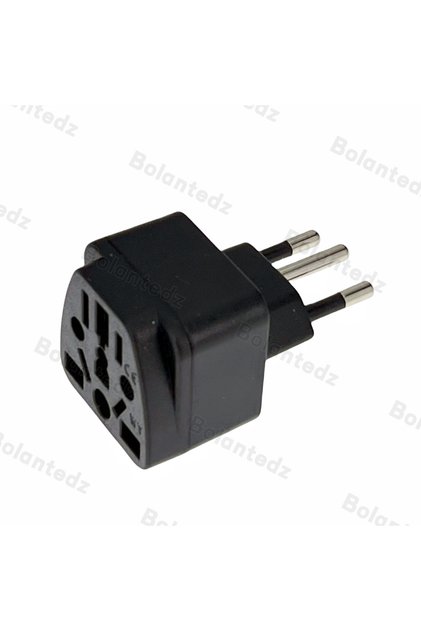 black Universal Switzerland Plug Adapter 3 Pin EU Euro AU US UK To Swiss Travel Adapter Electric Pow