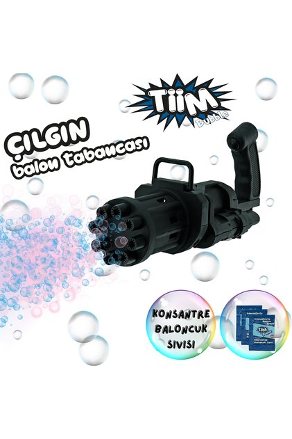 Küçük Minigun Baloncuk Atan Oyuncak Ly007