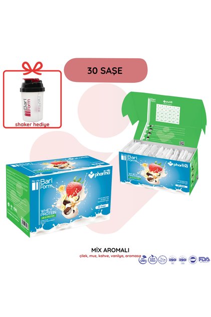 Whey Protein, Lif, Vitamin Ve Mineral Içeren Mix Takviye Edici Gıda 30'lu Kutu