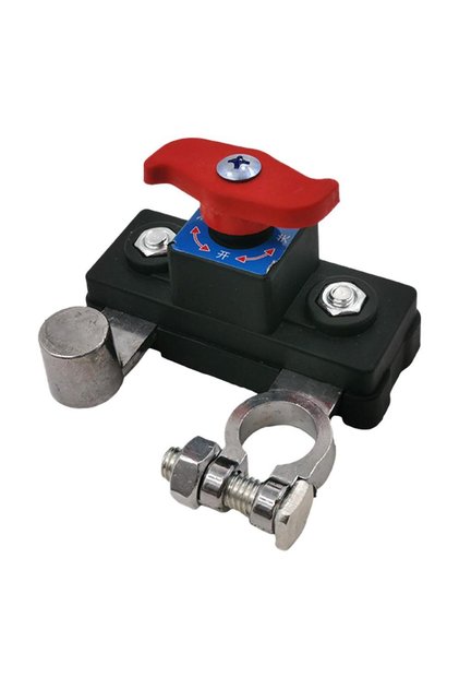 B 12V 24V Dual Voltage Battery Master Cut Off Switch Zinc Alloy Structure Negative Pole Disconnect .