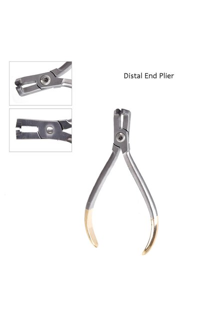 2 Dental Orthodontic Pliers Distal End Cutter Plier Ligature Cutter Band Removing Forcep Stainless S