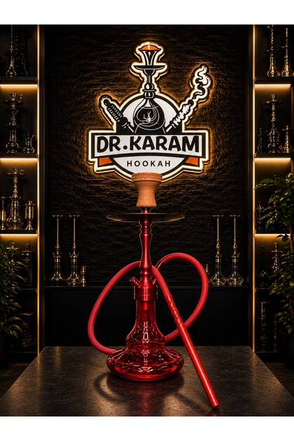 Alüminyum Kırmızı Nargile Takımı