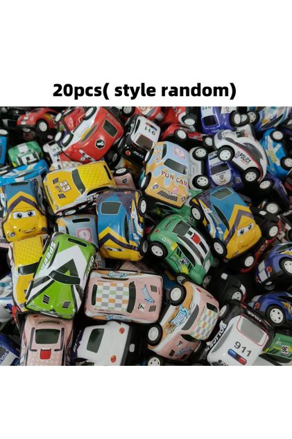 20 pcs 20 Pcs Mini Alloy Cars, Toy Cars, Boy Toys, Car Toys, Rebound Cars, Inertial Mini Simulation