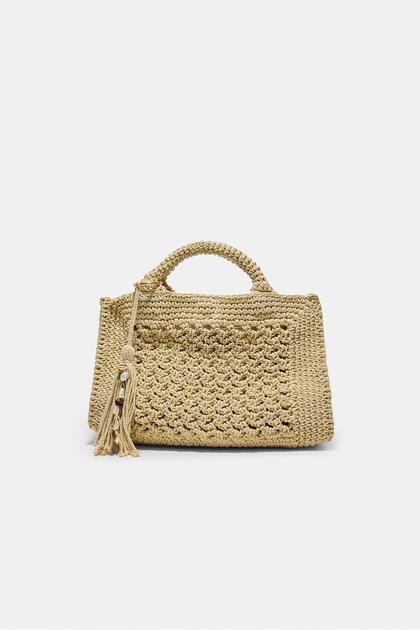 Stradivarius Metalik iplikli kroşe tote çanta - Fiyatı, Yorumları